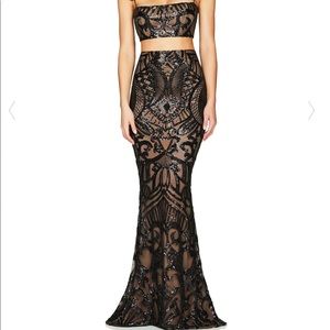 Nookie two-piece sequin dress